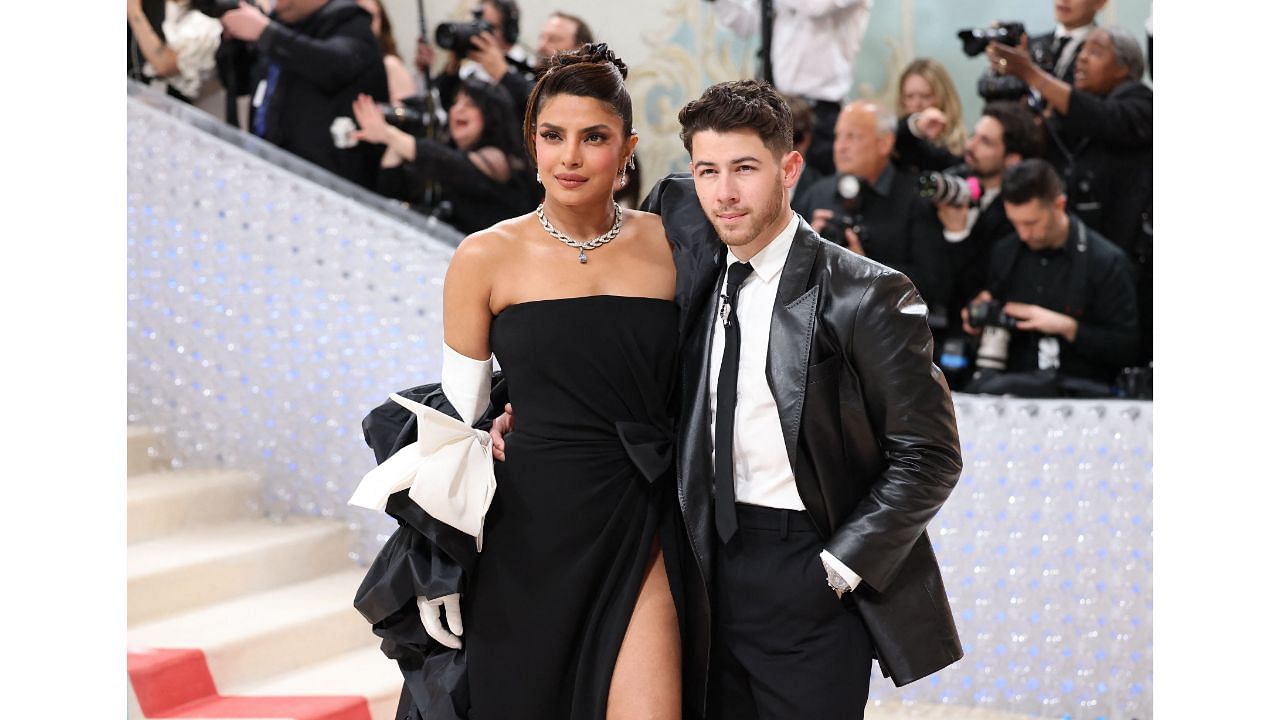 Met Gala 2023: Priyanka Chopra, Nick Jonas Twin In Black